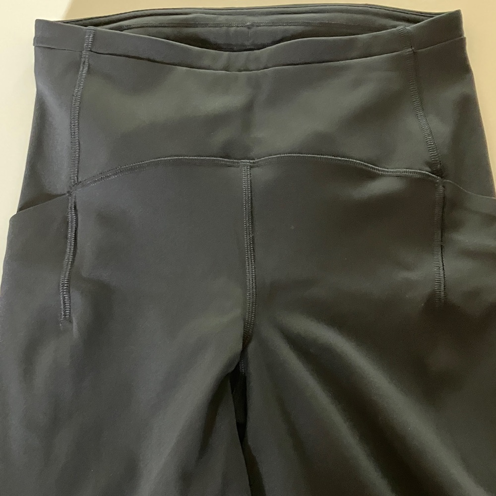 Lululemon swift speed crop, black, 4, NWOT